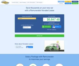 Remunerator.com.au(Home) Screenshot