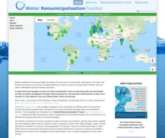 Remunicipalisation.org(Remunicipalisation tracker) Screenshot
