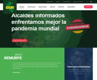 Remurpe.org.pe(Red de Municipalidades Urbanas y Rurales del Perú) Screenshot