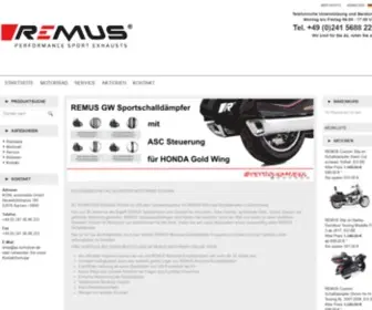 Remus-Motorrad.de(REMUS Motorrad Online Shop) Screenshot