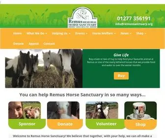 Remussanctuary.org(You can help Remus Horse Sanctuary in so many ways) Screenshot