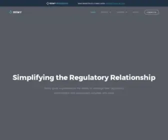 Remy.co(Simplifying the Regulatory Relationship) Screenshot