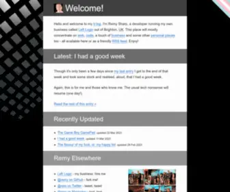 Remysharp.com(Remy sharp's b) Screenshot