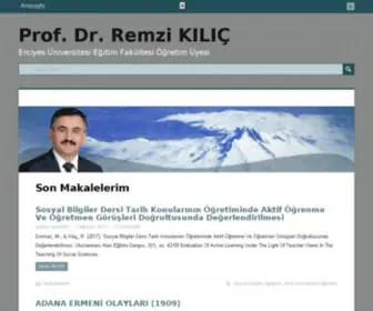 RemZikilic.com(Profesör Doktor Remzi Kılıç) Screenshot
