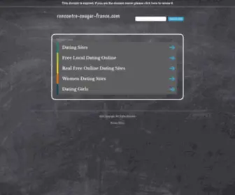 Rencontre-Cougar-France.com(Rencontre Cougar en france) Screenshot