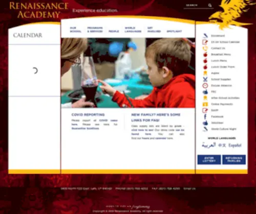 Renacademy.org(Renaissance Academy) Screenshot