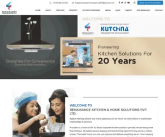 Renaisancehomesolutions.com(Renaisance Kitchen & Home Solutions Pvt) Screenshot