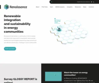 Renaissance-H2020.eu(Renaissance H2020 project towards sustainable energy communities) Screenshot