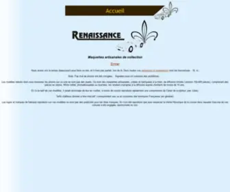 Renaissance-Models.com(Accueil Renaissance) Screenshot