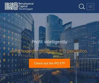 Renaissancecapital.com(ETFs, Upcoming & Priced, Calendars, News) Screenshot