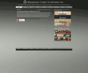 Renaissancecarpet.com(Renaissance Carpet & Tapestries) Screenshot