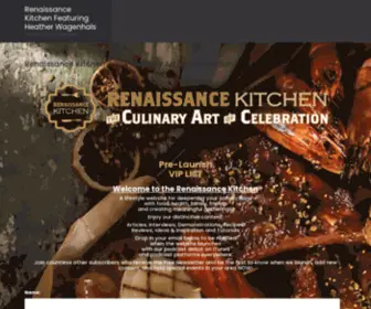 Renaissancekitchen.com(The Culinary Art of Celebration) Screenshot