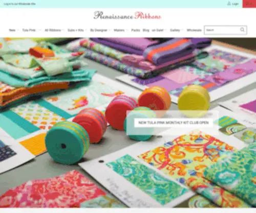 Renaissanceribbons.com(Buy Wholesale Ribbons and Trims) Screenshot
