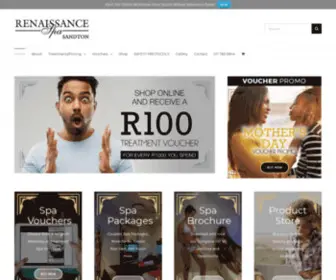 Renaissancespa.co.za(Renaissance Spa Sandton) Screenshot