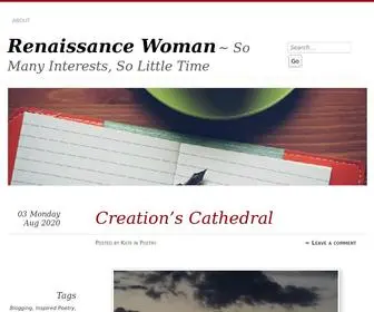 Renaissancewoman.blog(Renaissance Woman) Screenshot