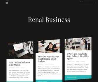 Renalbusiness.com(Renal Business) Screenshot