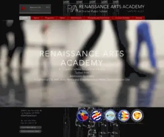 Renarts.org(Renaissance Arts Academy) Screenshot