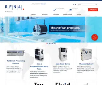 Renatechna.com(Wet Processing Manufacturing Company) Screenshot