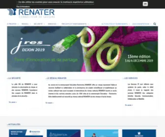 Renater.fr Screenshot