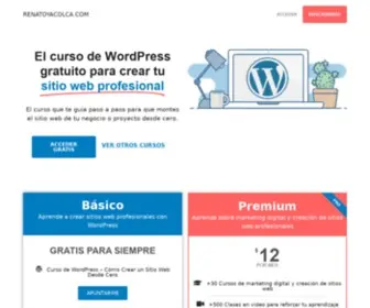 Renatoyacolca.com(Los Mejores Cursos Online) Screenshot