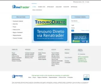 Renatrader.com.br(Home Broker Renatrader) Screenshot