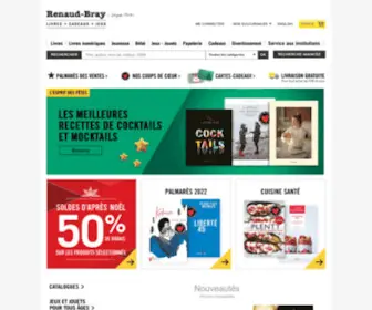 Renaud-Bray.com(Librairie Renaud) Screenshot