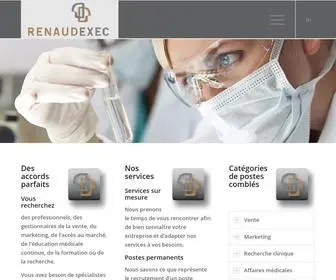 Renaudexec.com(Agence de Recrutement) Screenshot