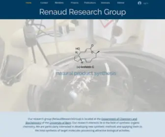 Renaudgroup.ch(Organic chemistry) Screenshot