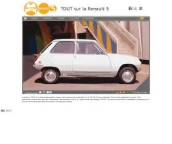 Renault-5.net(TOUT sur la Renault 5) Screenshot