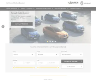 Renault-Carunion-Hildburghausen.de(CarUnion Hess GmbH Hildburghausen) Screenshot
