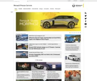 Renault-Presse.de(Renault Presse) Screenshot