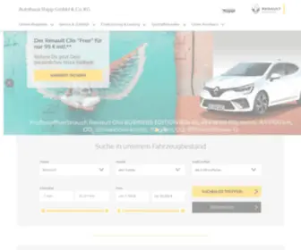 Renault-Rapp-Schemmerhofen.de(Startseite) Screenshot