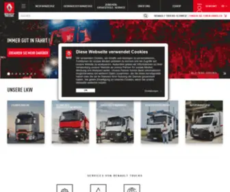 Renault-Trucks.ch(Renault Trucks bietet ein umfassendes Fahrzeugprogramm) Screenshot