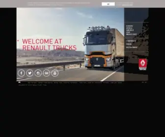 Renault-Trucks.com(New or used truck and light commercial vehicles; services and accessories. Our vehicles) Screenshot