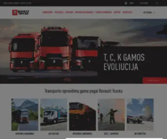Renault-Trucks.lt(Renault Trucks) Screenshot