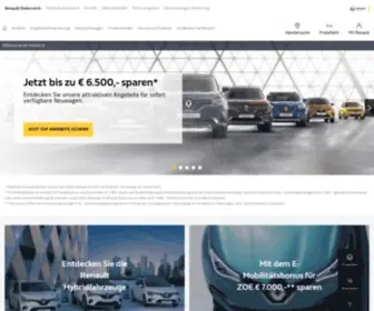 Renault.at(Renault Österreich) Screenshot