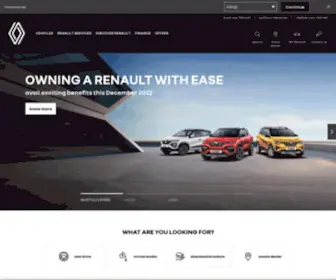 Renault.co.in(Renault India) Screenshot
