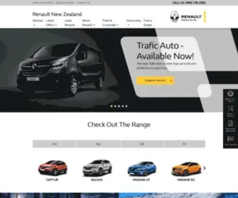 Renault.co.nz(Buy Renault Cars) Screenshot