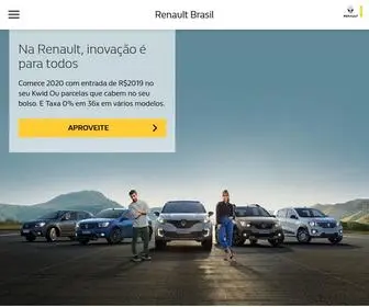 Renault.com.br(Renault Brasil) Screenshot