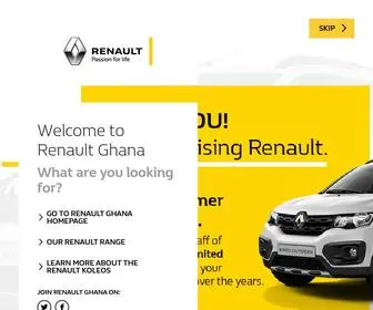 Renault.com.gh(Renault) Screenshot