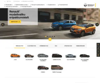 Renault.ee(Renault Estonia) Screenshot
