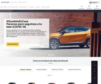 Renault.es(Bienvenido a Renault España. Descubre nuestros coches) Screenshot