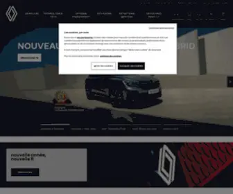 Renault.fr(Bienvenue sur le site officiel de Renault France. Découvrez l'ensemble de la gamme) Screenshot