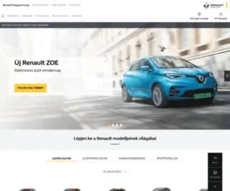 Renault.hu(Renault Magyarország) Screenshot
