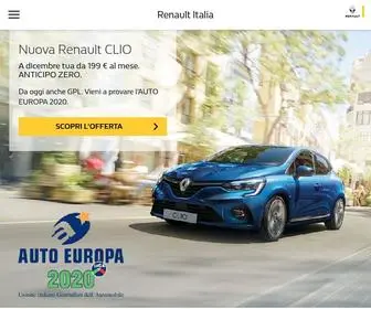 Renault.it(Renault Italia) Screenshot