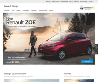 Renault.no(Renault Norge) Screenshot