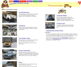Renault4.co.uk(Clementine's Renault 4 Garage) Screenshot