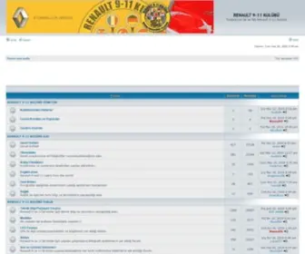 Renault9-11.com(RENAULT 9) Screenshot