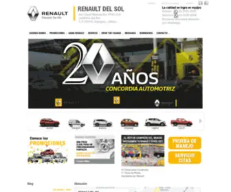 Renaultdelsol.com.mx(Renault México) Screenshot