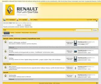 Renaultforumserbia.com(Renault Forum Srbija) Screenshot